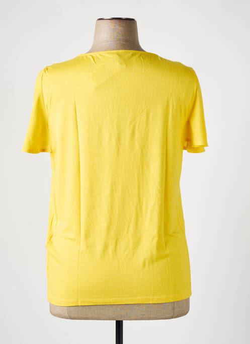 T-shirt coupe cintrée manches courtes jaune BETTY BARCLAY femme