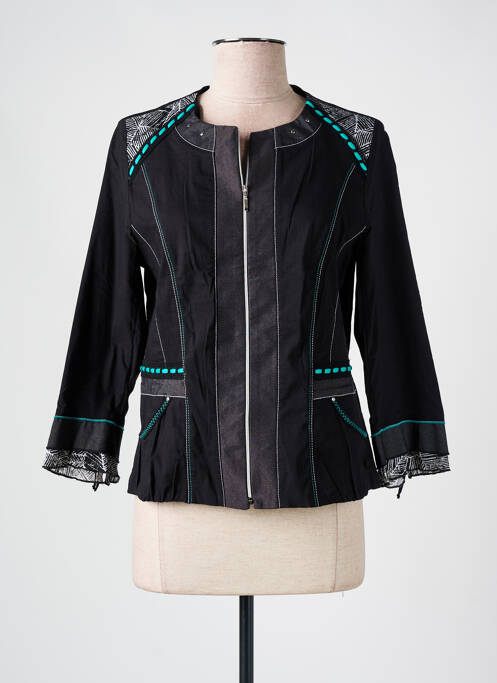 Veste chic noir CHRISTINE LAURE pour femme