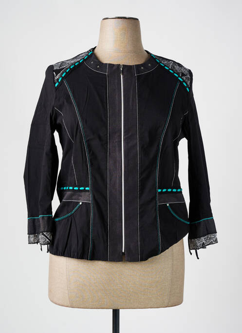 Veste chic noir CHRISTINE LAURE pour femme