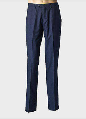 Pantalon slim tissage popeline taille normale bleu DOS GALGOS homme