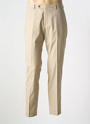 Pantalon slim stretch beige WHITE BROS. homme