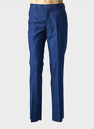 Pantalon slim tissage popeline taille normale bleu 1969 homme