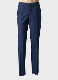 Pantalon slim tissage popeline taille normale bleu fonce 1969 homme