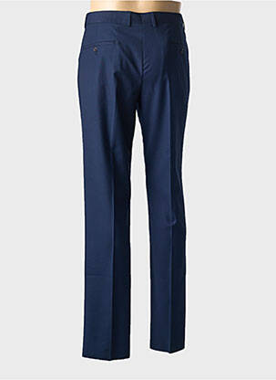 Pantalon slim tissage popeline taille normale bleu fonce 1969 homme