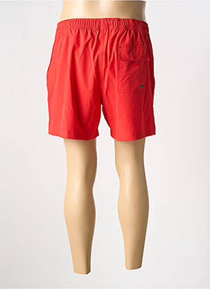 Short de bain tissage popeline rouge U.S. POLO ASSN homme