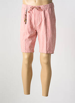 Bermuda taille élastique taille normale rose YES.ZEE homme