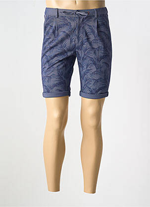 Bermuda taille élastique taille normale bleu WHITE BROS. homme