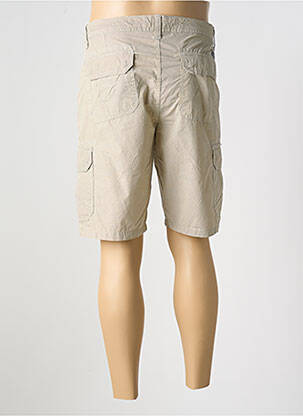 Bermuda tissage popeline taille normale beige DOS GALGOS homme