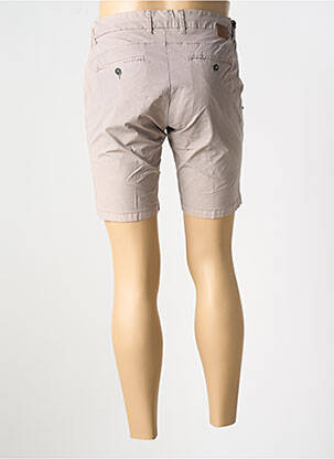 Bermuda taille élastique taille normale marron YES.ZEE homme