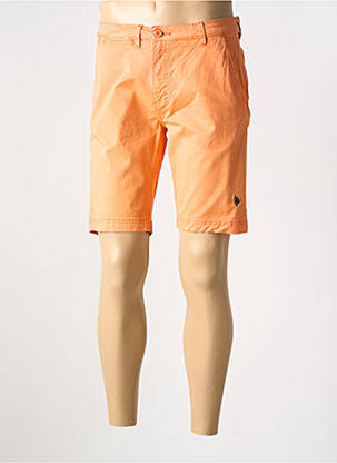 Bermuda stretch taille normale orange U.S. POLO ASSN homme