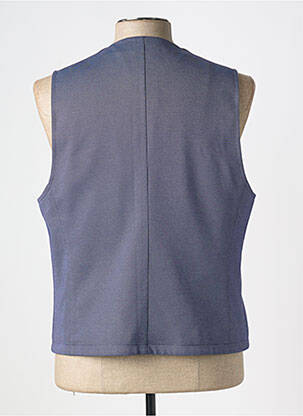 Gilet sans manche coupe cintrée bleu WHITE BROS. homme