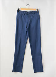 Pantalon chino tissage popeline taille normale bleu 1969 homme