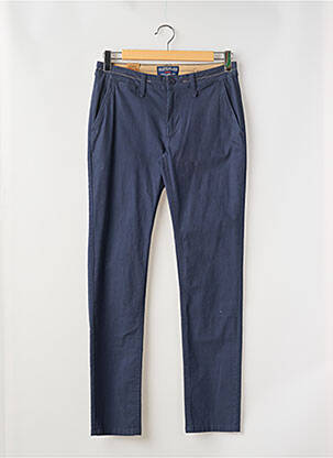 Pantalon chino stretch taille normale bleu HOPENLIFE homme