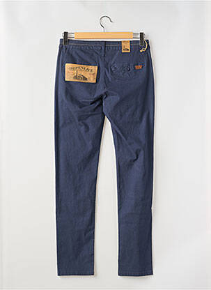Pantalon chino stretch taille normale bleu HOPENLIFE homme