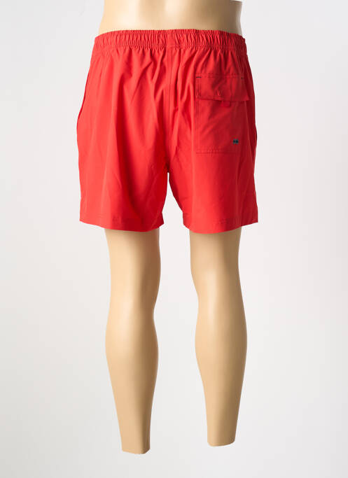 Short de bain tissage popeline rouge U.S. POLO ASSN homme