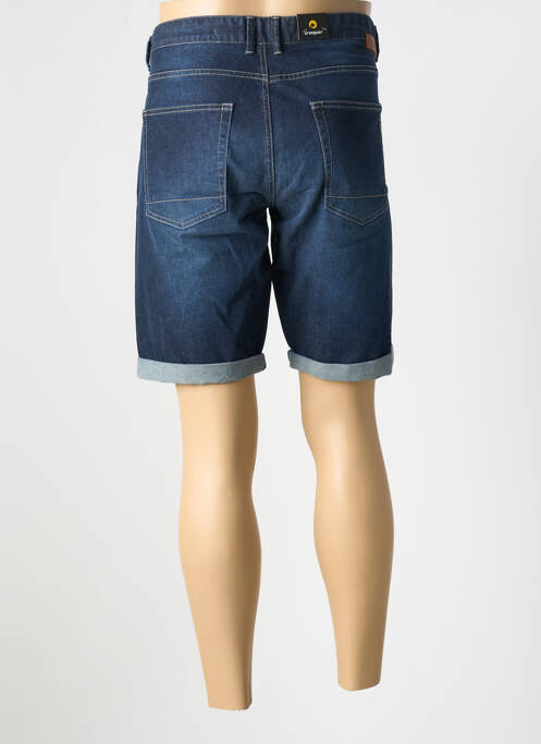 Bermuda bleu CROCQUER pour homme