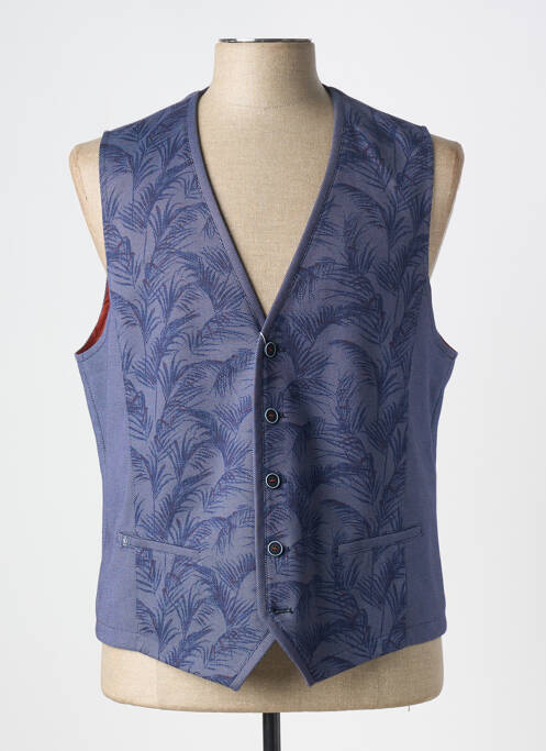 Gilet sans manche bleu WHITE BROS. pour homme