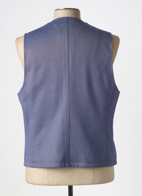 Gilet sans manche bleu WHITE BROS. pour homme
