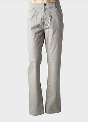 Pantalon slim stretch taille normale gris WAMPUM homme