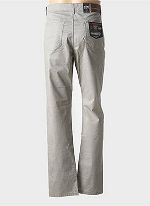 Pantalon slim stretch taille normale gris WAMPUM homme