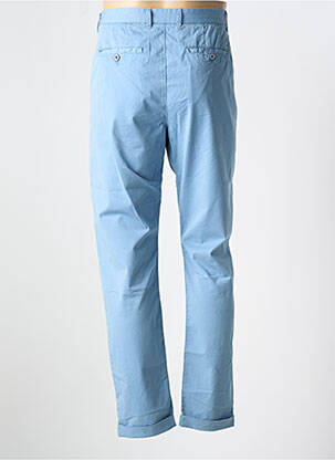 Pantalon chino tissage popeline taille normale bleu CROCQUER homme