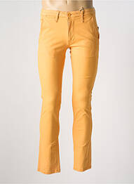Pantalon chino stretch taille normale orange HOPENLIFE homme