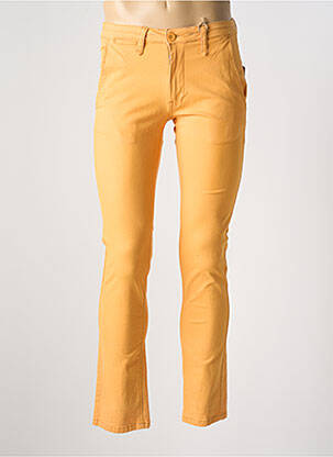 Pantalon chino stretch taille normale orange HOPENLIFE homme