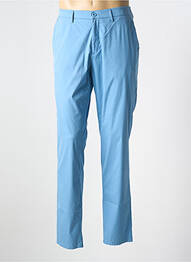 Pantalon chino tissage popeline taille normale bleu GARDEUR homme