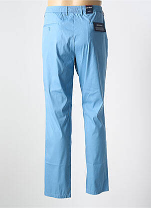 Pantalon chino tissage popeline taille normale bleu GARDEUR homme
