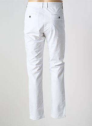 Pantalon chino stretch taille basse blanc DO REGO & NOVOA homme