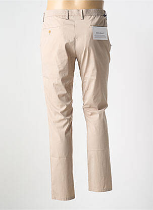 Pantalon chino tissage popeline taille normale marron GARDEUR homme