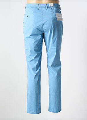 Pantalon chino tissage popeline taille normale bleu GARDEUR homme