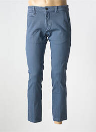 Pantalon chino poches taille normale bleu YES.ZEE homme
