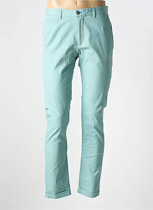 Pantalon chino stretch taille normale vert DO REGO & NOVOA homme