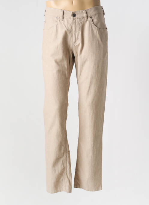 Jeans coupe slim marron GARDEUR homme