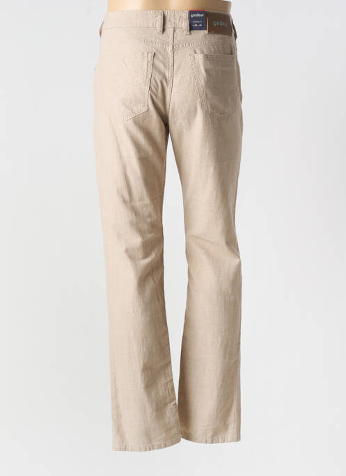 Jeans coupe slim marron GARDEUR homme