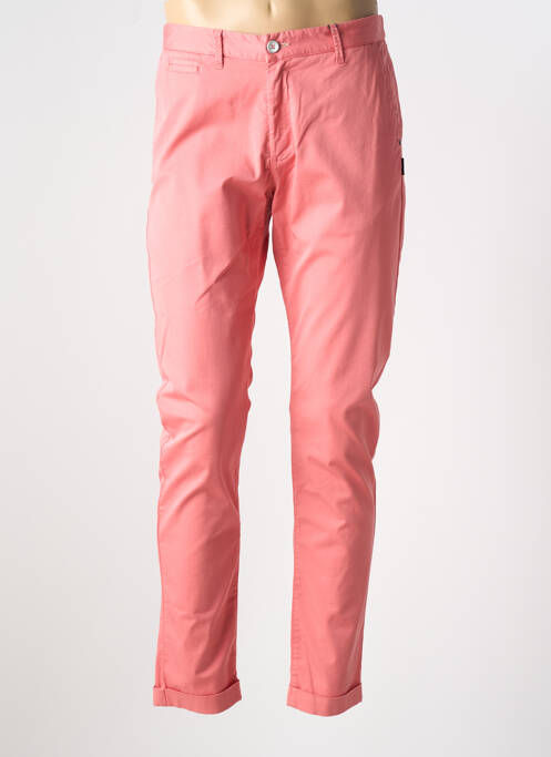 Pantalon chino rouge CROCQUER pour homme