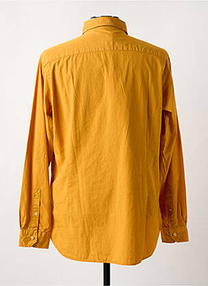 Chemise manches longues coupe cintrée jaune U.S. POLO ASSN homme