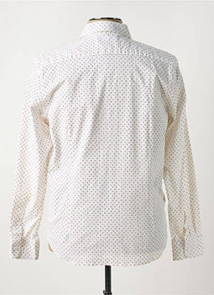 Chemise manches longues imprimé fantaisie blanc 1969 homme