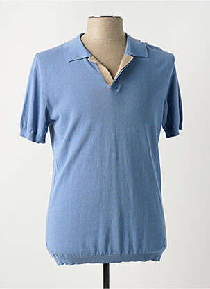 Polo manches courtes manches courtes bleu YES.ZEE homme