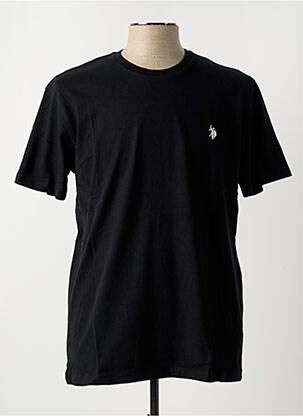 T-shirt broderie manches courtes noir U.S. POLO ASSN homme