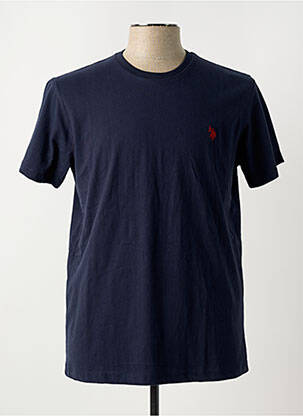 T-shirt coupe droite manches courtes bleu U.S. POLO ASSN homme