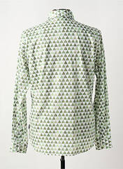 Chemise manches longues vert CROCQUER pour homme seconde vue