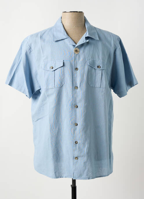 Chemise manches courtes bleu CARLOS CORDOBA pour homme