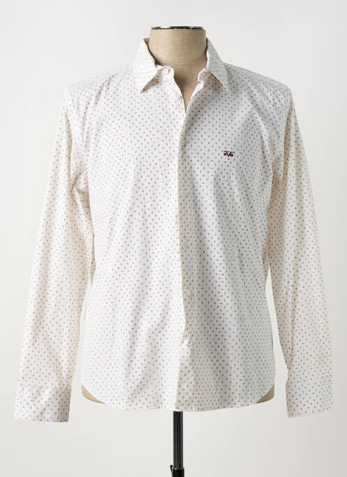 Chemise manches longues blanc 1969 pour homme