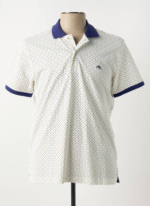 Polo blanc DOS GALGOS homme