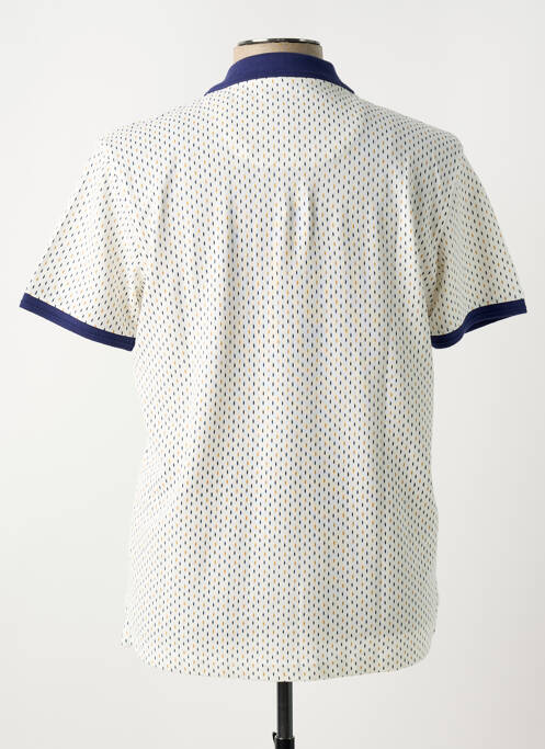 Polo blanc DOS GALGOS homme