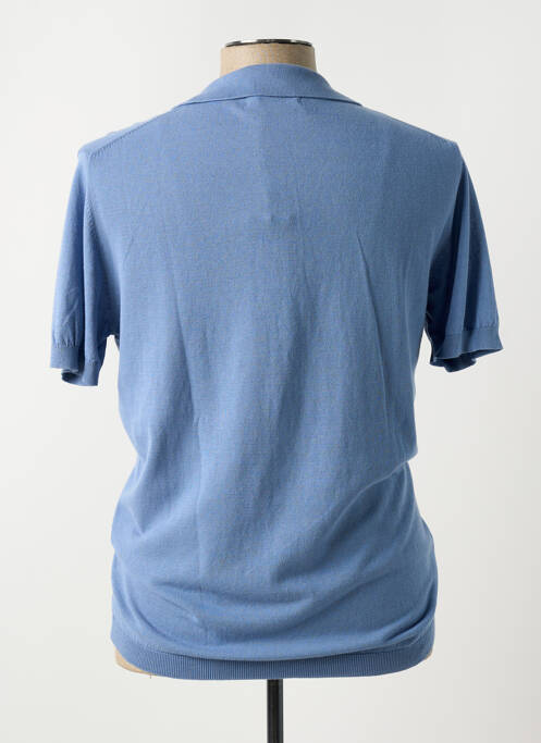 Polo bleu YES.ZEE pour homme