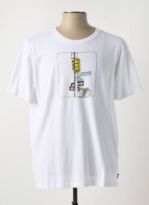 T-shirt blanc DOS GALGOS pour homme