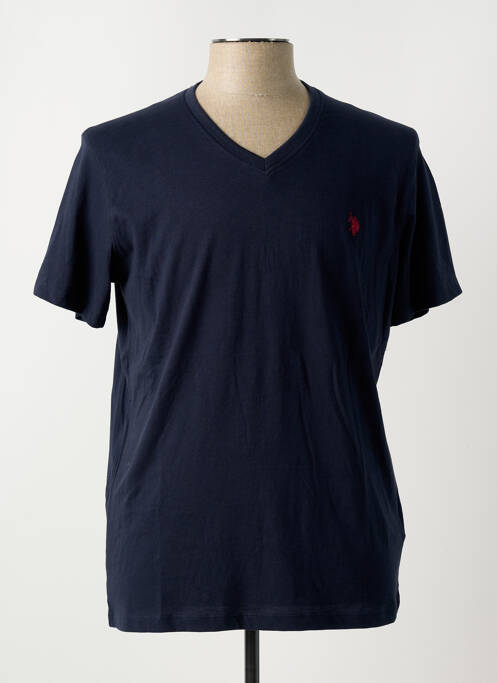 T-shirt bleu U.S. POLO ASSN pour homme